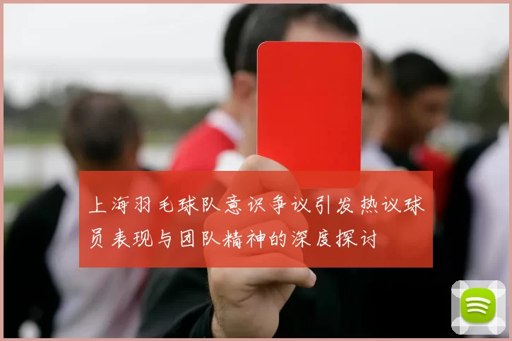 上海羽毛球队意识争议引发热议球员表现与团队精神的深度探讨