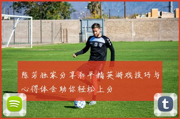 陈芳独家分享和平精英游戏技巧与心得体会助你轻松上分